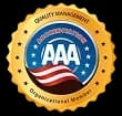 Accreditation issuing organization badge